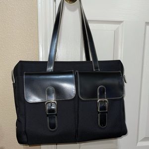 Jack Georges’ Italian Leather padded briefcase